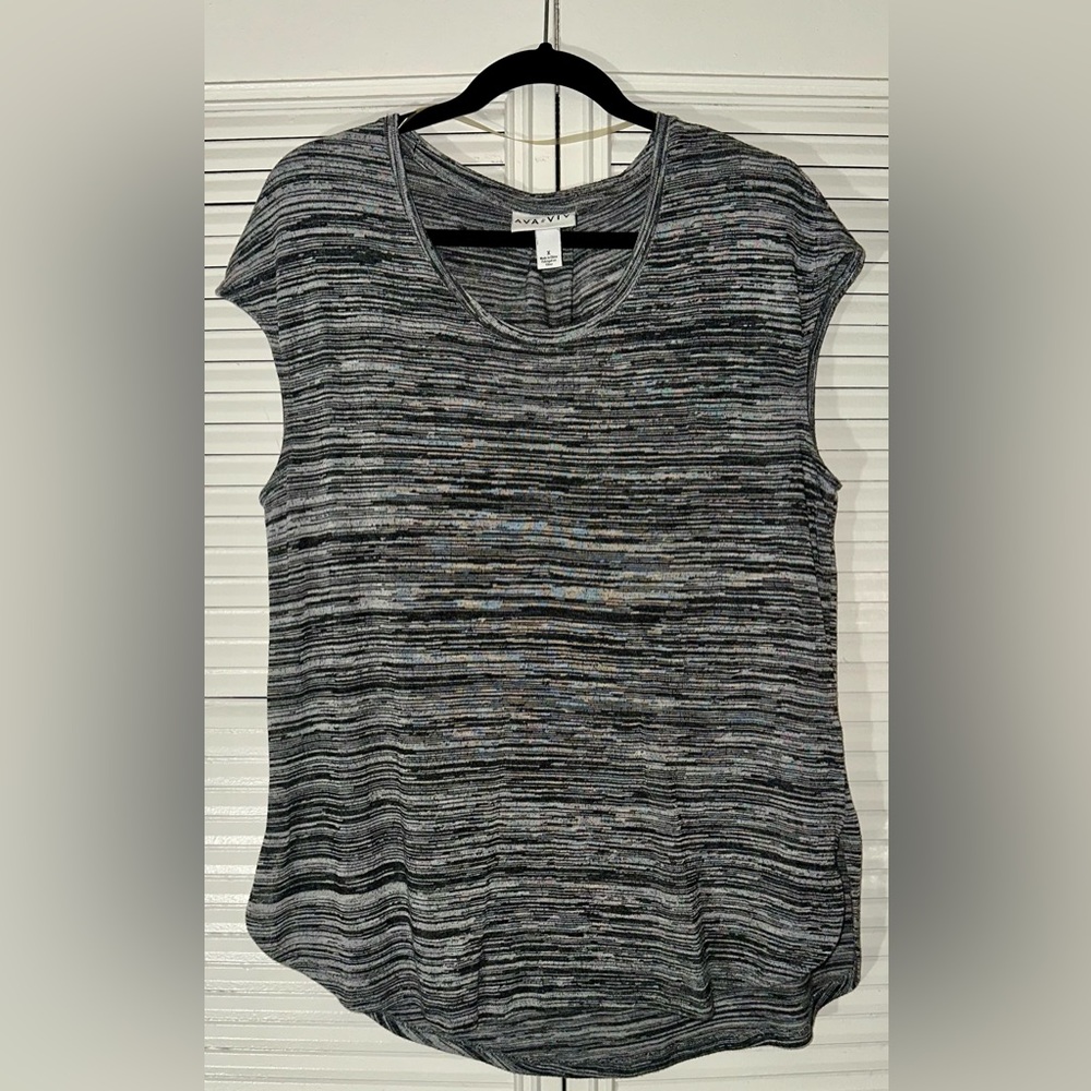 Ava & Viv Sleeveless Marled Knit Tunic Top Size X (XL) - Picture 1 of 8